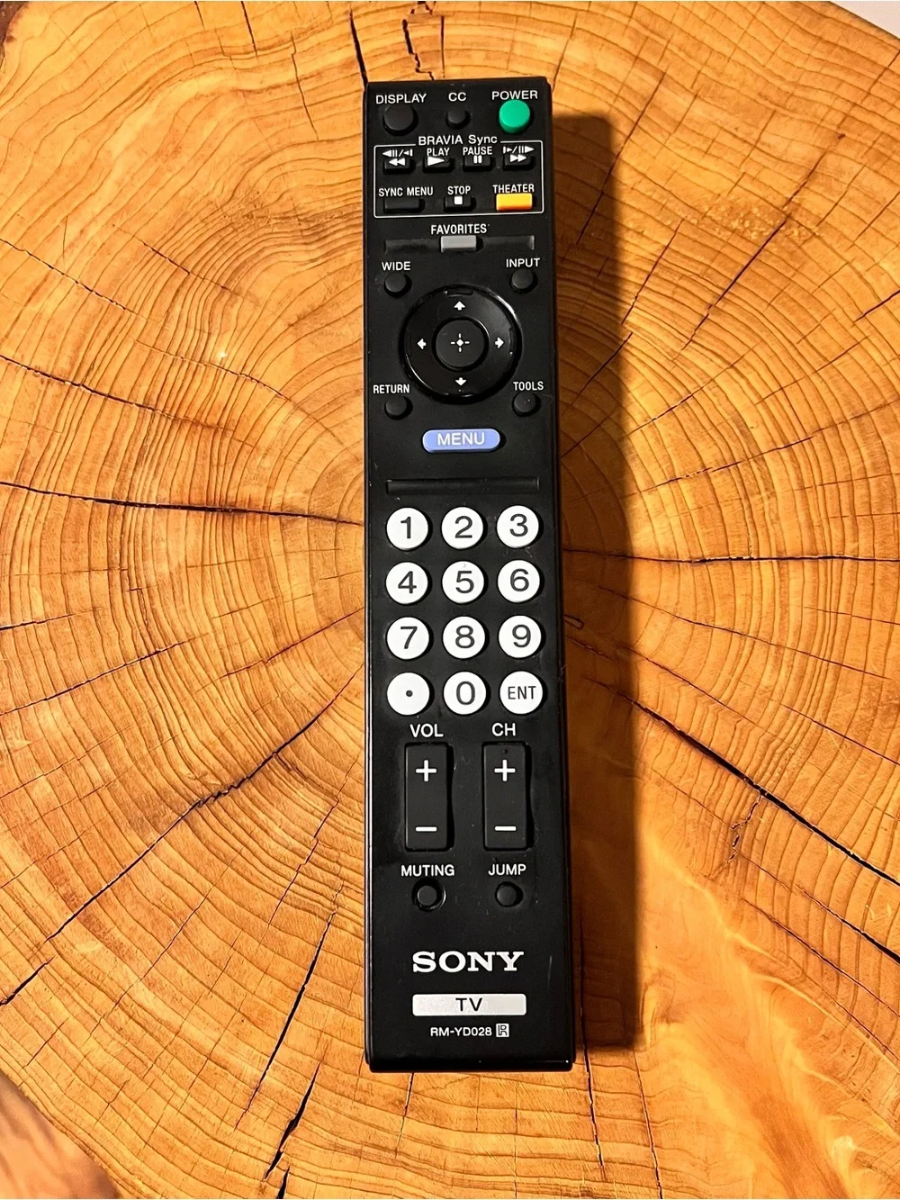 Genuine Sony  RM-YD028 BRAVIA LCD TV Remote Control Tested and Working GUC